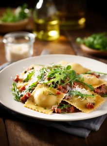 Plato de Pasta con Aceite Elogio Premium